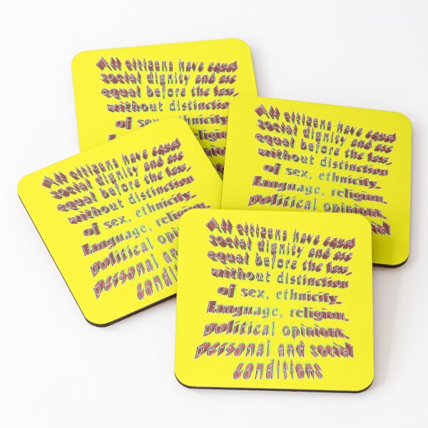 Item preview, Article 3 of Italian Constitution 015 designed and sold by ITALY-Roselli-.