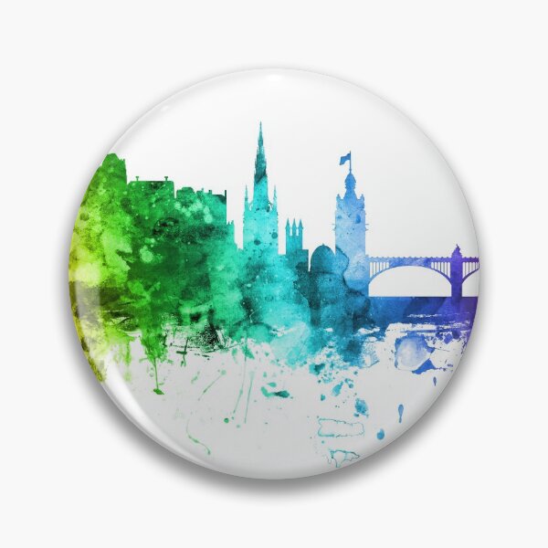 Item preview, Edinburgh Scotland Skyline designed and sold by ArtPrints.