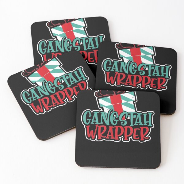 Item preview, Gangsta Wrapper Ugly Christmas Xmas Pun designed and sold by Raphael-Hogan.