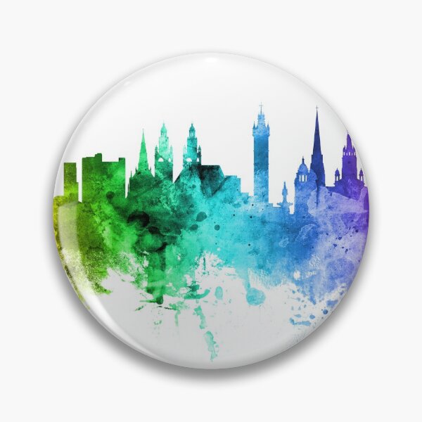 Item preview, Glasgow Scotland Skyline designed and sold by ArtPrints.