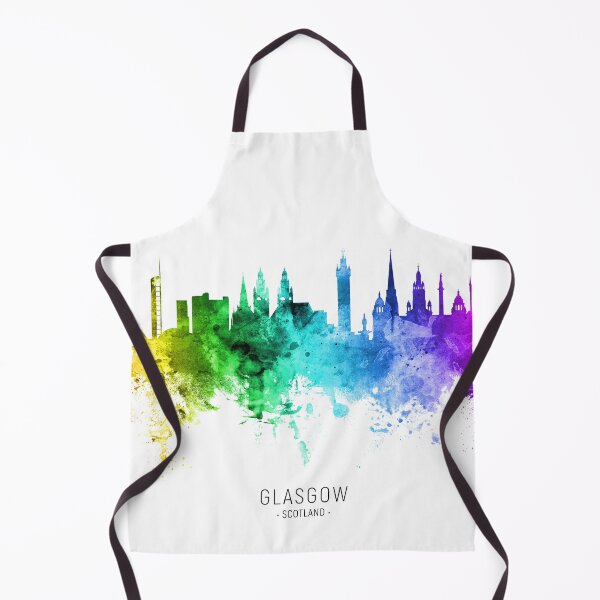 Aperçu de l'œuvre Glasgow Scotland Skyline créée et vendue par ArtPrints.