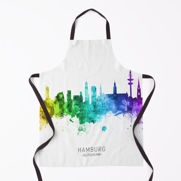 Artikelvorschau, Hamburg Germany Skyline entworfen und verkauft von ArtPrints.