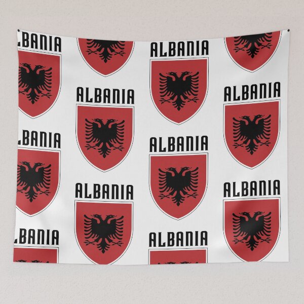 Item preview, albania - kosovo flag design  designed and sold by pirminio.
