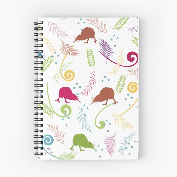 Item preview, New Zealand Kiwi Bird and Southern Cross - Multi White designed and sold by Tara Slater.
