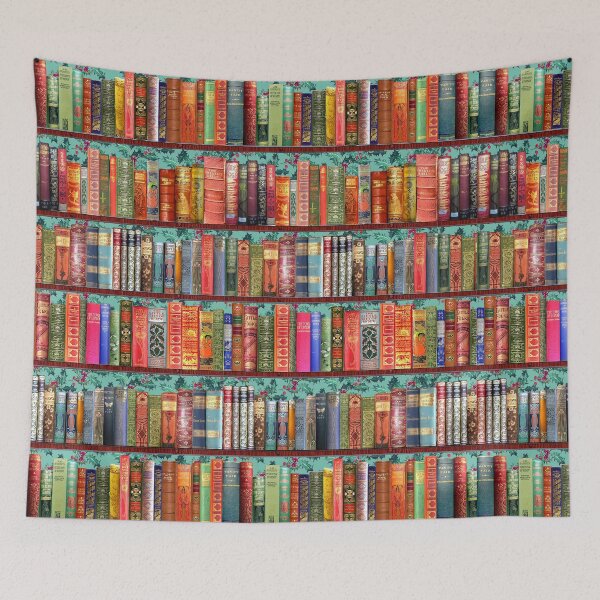 Item preview, Christmas vintage books, holly  designed and sold by MagentaRose.