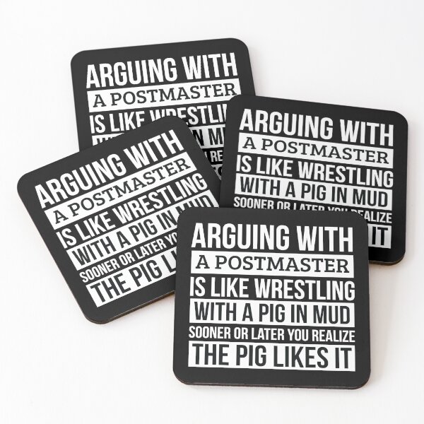 Item preview, Postmaster Shirt, Like Arguing With A Pig in Mud Postmaster Gifts Funny Saying Shirt Gag Gift Office Desk Boss Gift designed and sold by Orange Pieces.