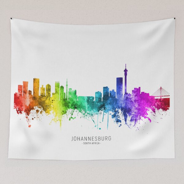 Item preview, Johannesburg South Africa Skyline designed and sold by ArtPrints.