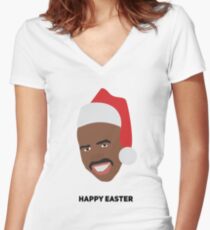 Steve Harvey Women's Fitted V-Neck T-Shirt