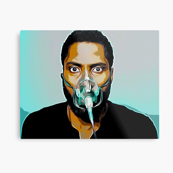 TENET JOHN DAVID WASHINGTON PORTRAIT Metal Print