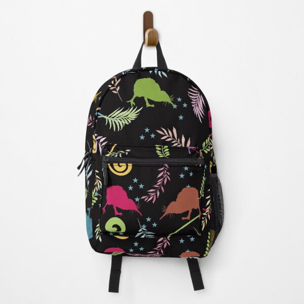 Item preview, New Zealand Kiwi Bird and Southern Cross - Multi Black designed and sold by Tara Slater.