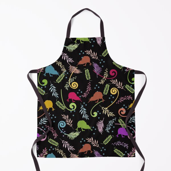 Item preview, New Zealand Kiwi Bird and Southern Cross - Multi Black designed and sold by Tara Slater.