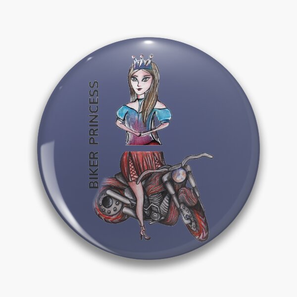 Item preview, BIKER PRINCESS by FrankenDuo enigma blue designed and sold by FrankenDuo.