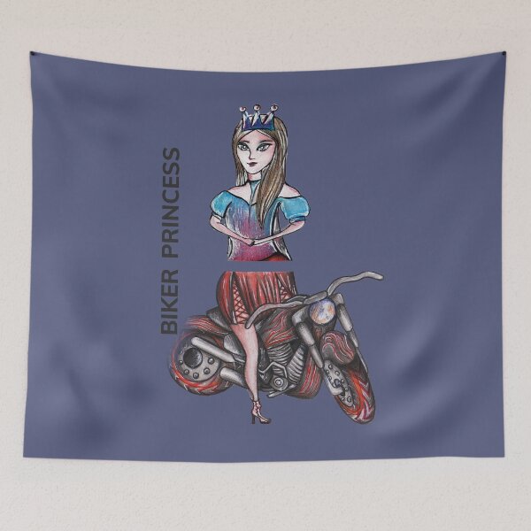 Aperçu de l'œuvre BIKER PRINCESS by FrankenDuo enigma blue créée et vendue par FrankenDuo.