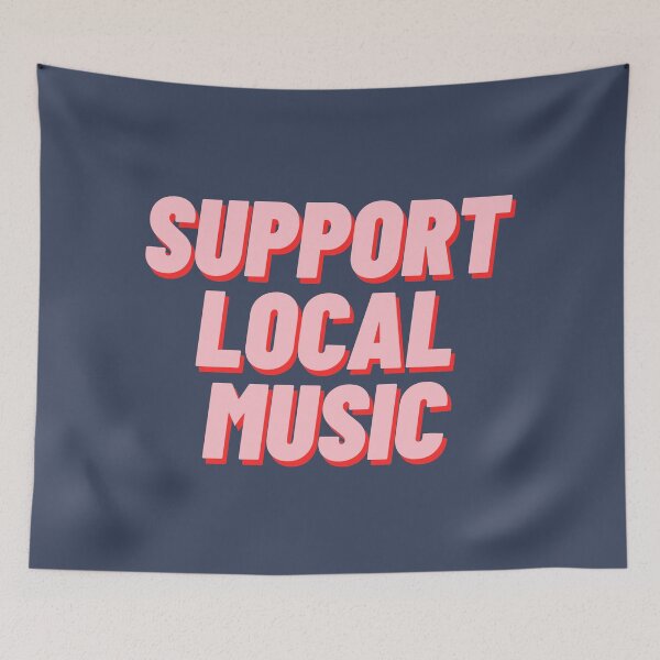 Item preview, Support Local Music designed and sold by polishalpaca.