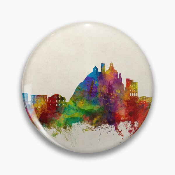 Item preview, Monterosso al Mare Italy Skyline designed and sold by ArtPrints.