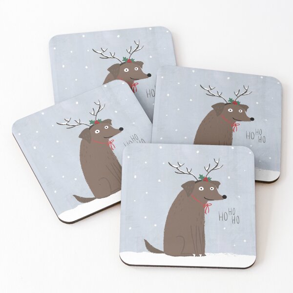 Item preview, Ho Ho Ho let it snow | Rupert The Christmas Dog designed and sold by Junibee-Design.