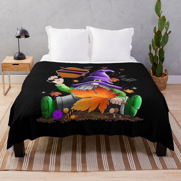Item preview, Best Witch Gnome Pickleball Lovers Birthday Shirt Scary Pumpkin Halloween Day Themed T Shirt designed and sold by tuanitus.
