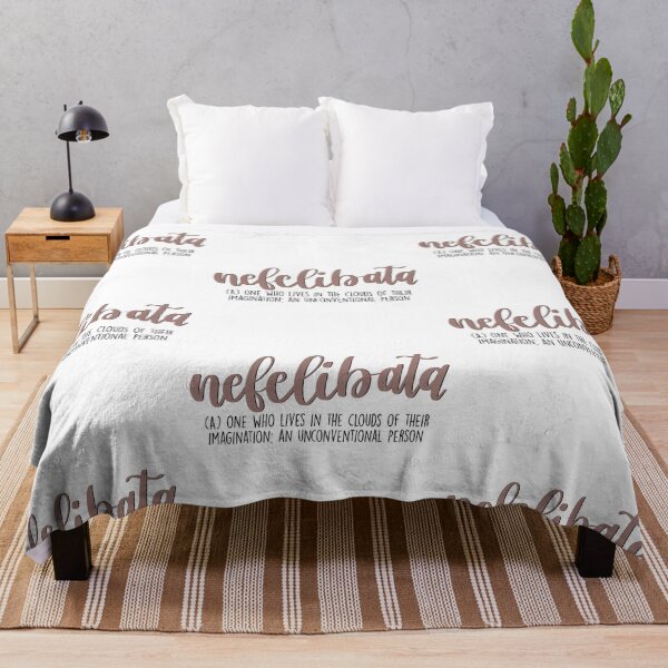 Item preview, Nefelibata Aesthetic Word Definition designed and sold by Slletterings.
