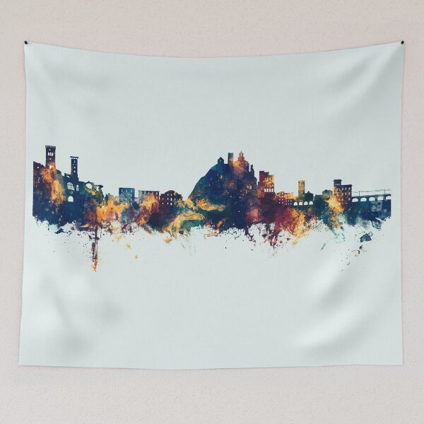 Item preview, Monterosso al Mare Italy Skyline designed and sold by ArtPrints.