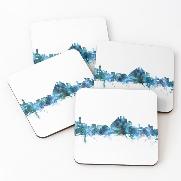 Item preview, Monterosso al Mare Italy Skyline designed and sold by ArtPrints.
