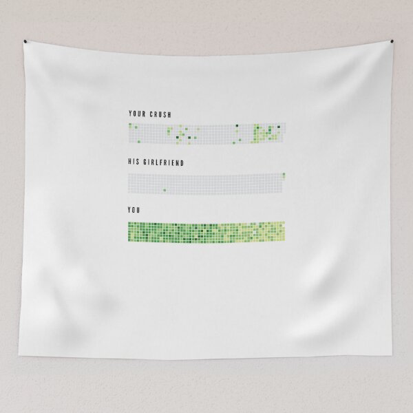 Item preview,  your crush guthub commits designed and sold by purumArt.