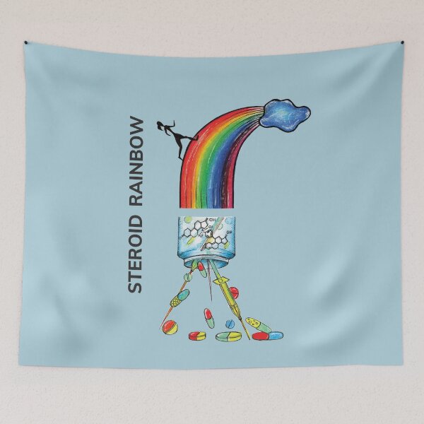 Item preview, STEROID RAINBOW by FrankenDuo pale blue designed and sold by FrankenDuo.