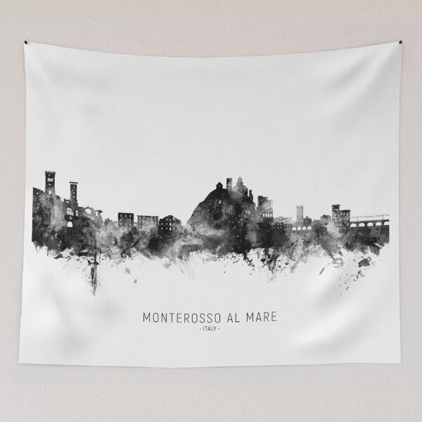 Item preview, Monterosso al Mare Italy Skyline designed and sold by ArtPrints.