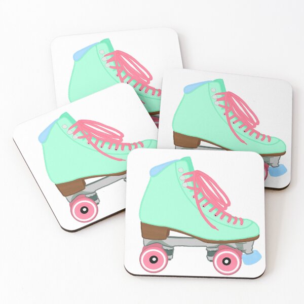 Item preview, Mint, Blue, Pink Rollerskate Pastel designed and sold by Serinah Williams.