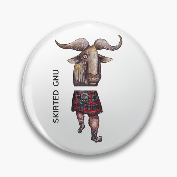 Artikelvorschau, SKIRTED GNU by FrankenDuo entworfen und verkauft von FrankenDuo.