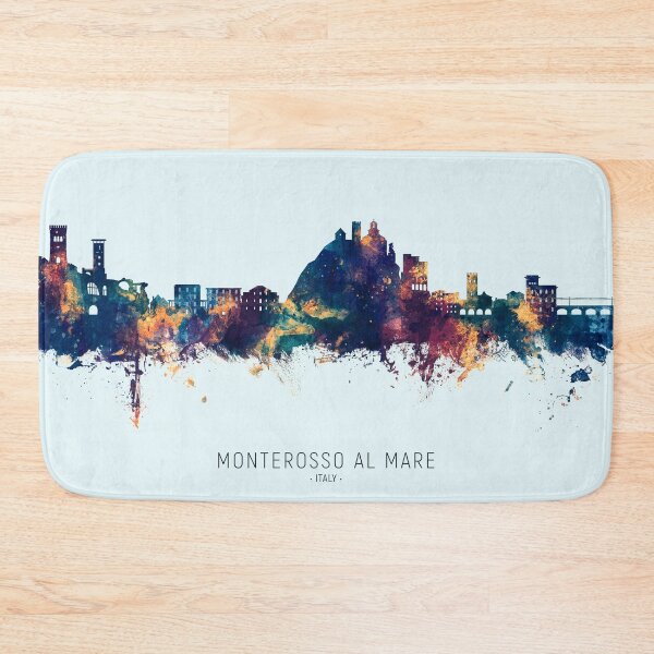 Item preview, Monterosso al Mare Italy Skyline designed and sold by ArtPrints.
