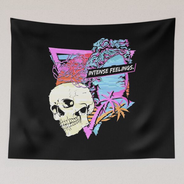 Item preview, Aesthetic Vaporwave Intense Feelings designed and sold by Basti09.