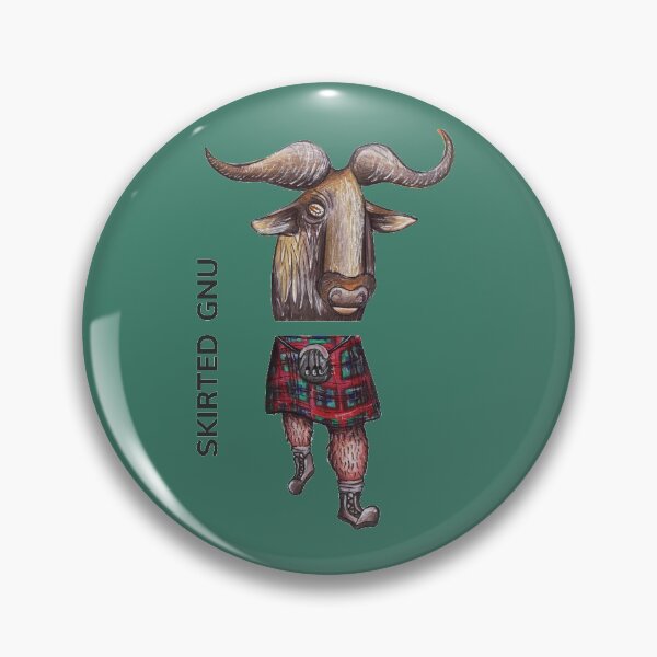 Artikelvorschau, SKIRTED GNU by FrankenDuo aquamarine green entworfen und verkauft von FrankenDuo.