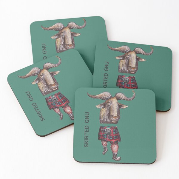 Artikelvorschau, SKIRTED GNU by FrankenDuo aquamarine green entworfen und verkauft von FrankenDuo.
