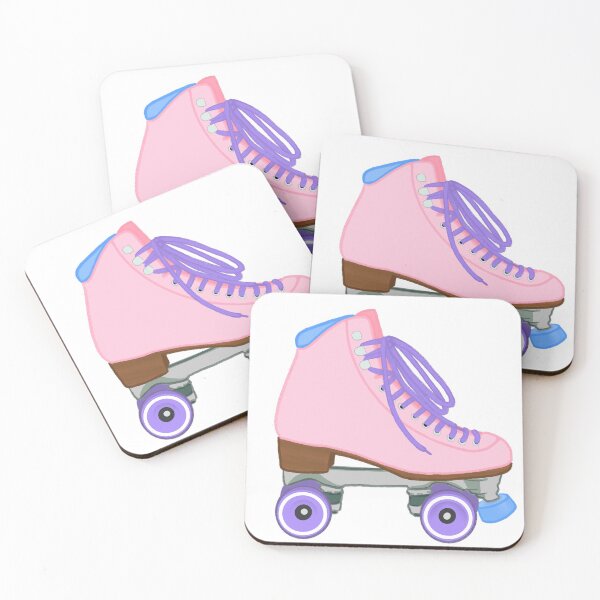 Item preview, Purple, Blue, Pink Rollerskate Pastel designed and sold by Serinah Williams.