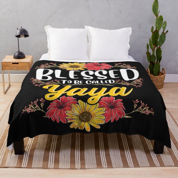 Item preview, Blessed To Be Called Yaya Floral Mothers Day designed and sold by palaelica.