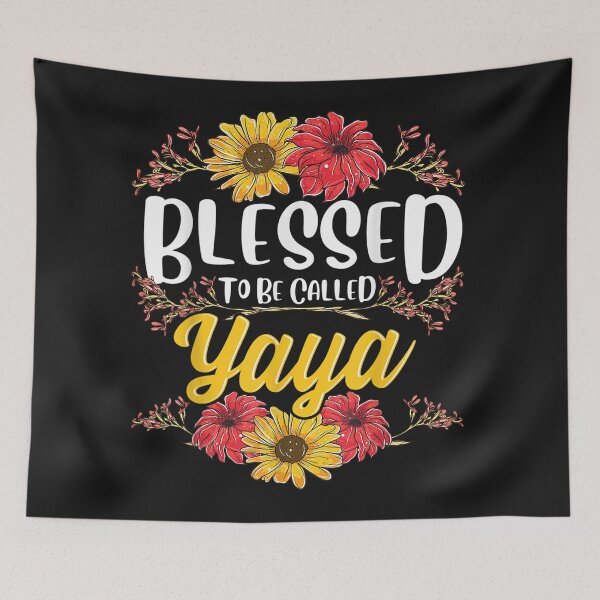 Item preview, Blessed To Be Called Yaya Floral Mothers Day designed and sold by palaelica.