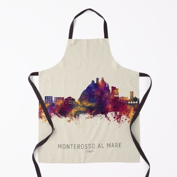 Item preview, Monterosso al Mare Italy Skyline designed and sold by ArtPrints.