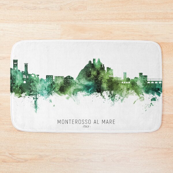 Item preview, Monterosso al Mare Italy Skyline designed and sold by ArtPrints.