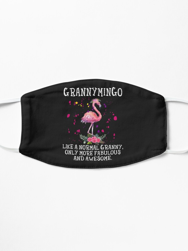 Flamingo Omamingo like a normal Oma Funny Grandma Throw Pillow 