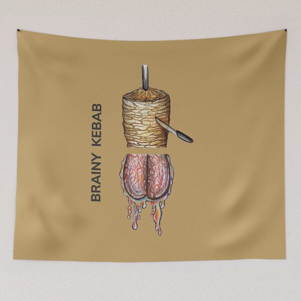 Item preview, BRAINY KEBAB by FrankenDuo uluru brown designed and sold by FrankenDuo.