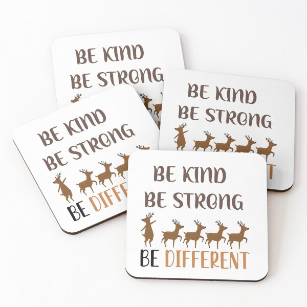 Item preview, Be kind be strong be different  designed and sold by Designhub14.