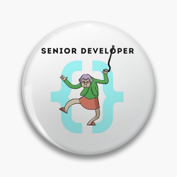 Item preview, Senior developer female  designed and sold by purumArt.