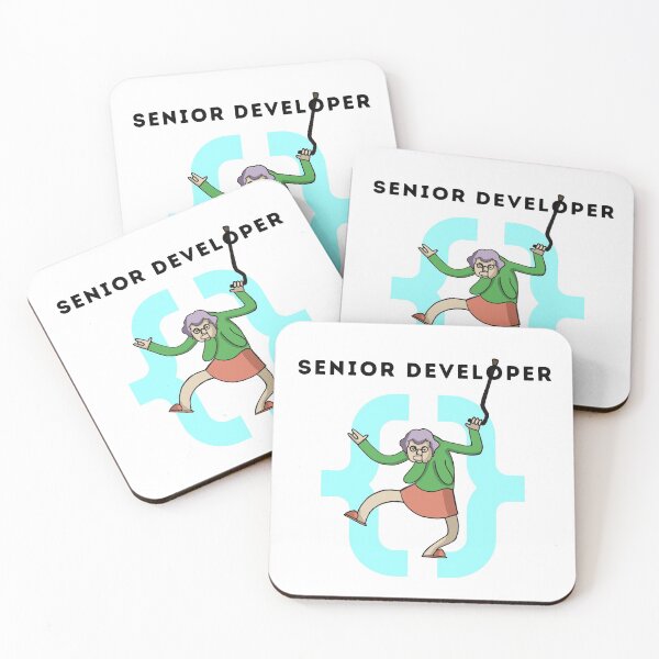 Item preview, Senior developer female  designed and sold by purumArt.