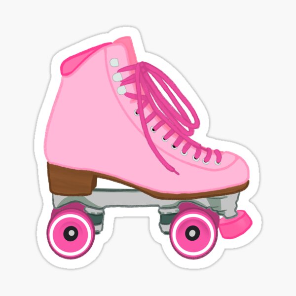 Roller Skate sticker-Pink Lemonade Sticker for Sale by michellengo1456