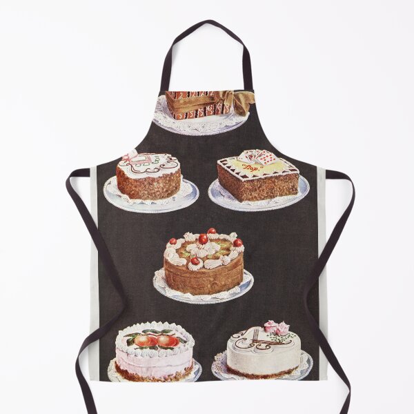 Item preview, Assorted fancy cakes - Classic Mrs Beetons cook book artwork designed and sold by Vintage Designs +.