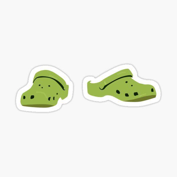 "Bad Bunny Crocs" Sticker for Sale by autlu Redbubble