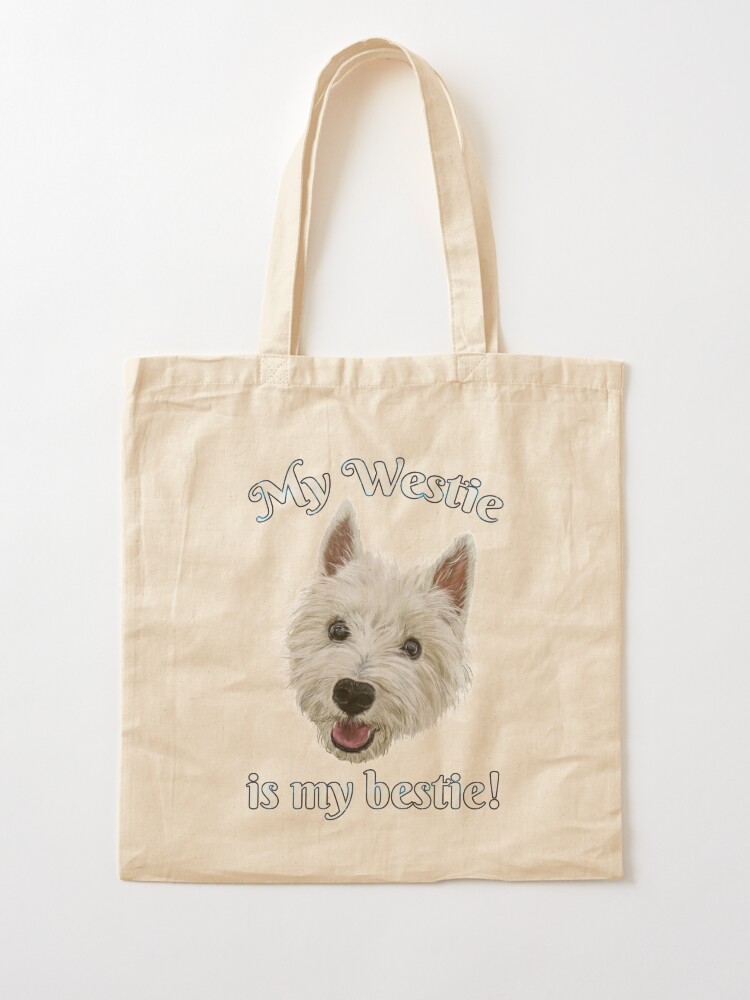 westie tote bag
