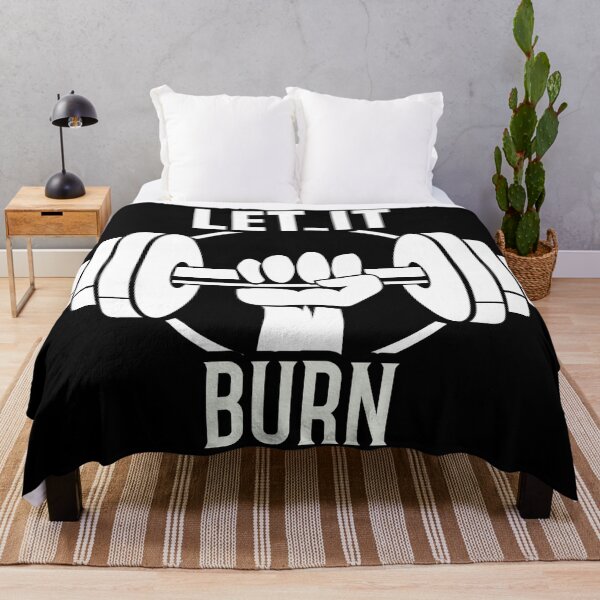 Item preview, LET IT BURN GYM QUOTE designed and sold by gaCh438.