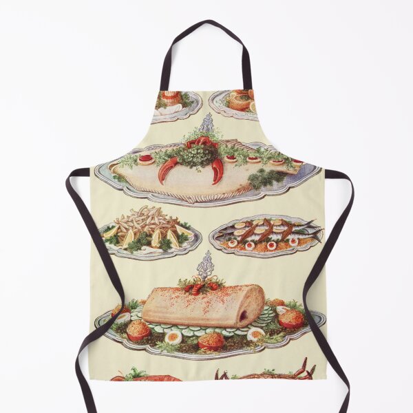 Item preview, Assorted fish meals - Classic Mrs Beetons cook book artwork designed and sold by Vintage Designs +.