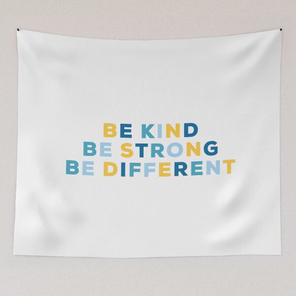 Item preview, Be Kind Be Strong Be Different  designed and sold by Puffoo.